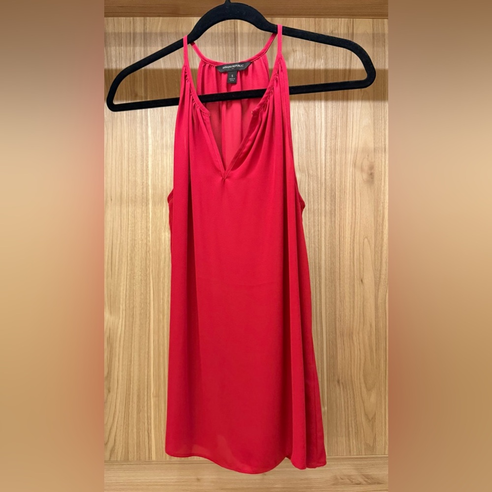 Banana Republic Rich Red Blouse Tank Top
